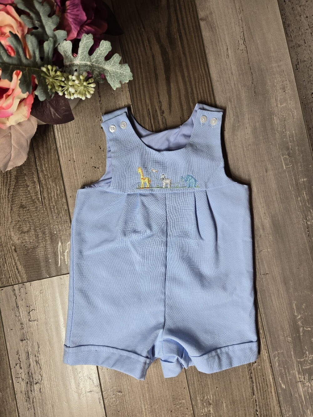 Starting Out Embroidered Animal Romper – Baby Size 6 Months – NWOT